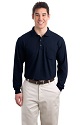 Mens Long Sleeve Polo with Pocket