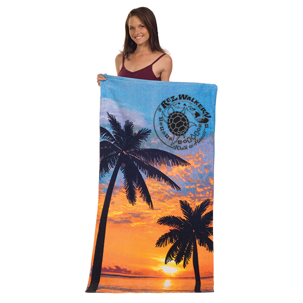 Stock-Printed Beach Towels