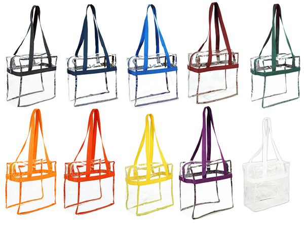 Clear NFL totes