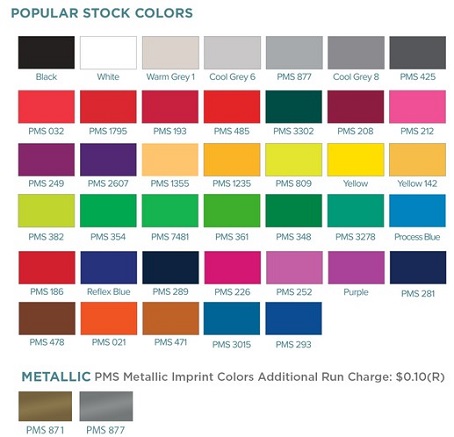 Lanyards stock colors