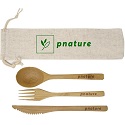 Custom Printed or laser engraved bamboo utensils