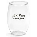 16 oz. Stemless Plastic Wine Glass