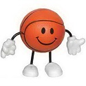 Basketball Stress Reliever Figure with hands and feet! How cute